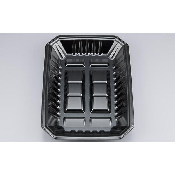 シーピー化成 発泡トレー 新L筏20-28-37 黒 0513202860520 1ケース(600個(50個×12)（直送品）