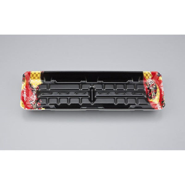 シーピー化成 発泡トレー LFM-4深 舞扇赤 0514404600950 1ケース(1000個(50個×20)（直送品）