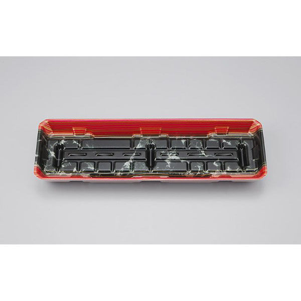 シーピー化成 発泡トレー LFM-4深 大理石赤 0514404606150 1ケース(1000個(50個×20)（直送品）