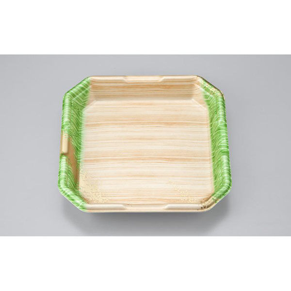 シーピー化成 発泡トレー L-カク2 浜唄緑 0515102002340 1ケース(600個(50個×12)（直送品）