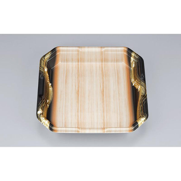 シーピー化成 発泡トレー L-カク2 筆木目 0515102003590 1ケース(600個(50個×12)（直送品）