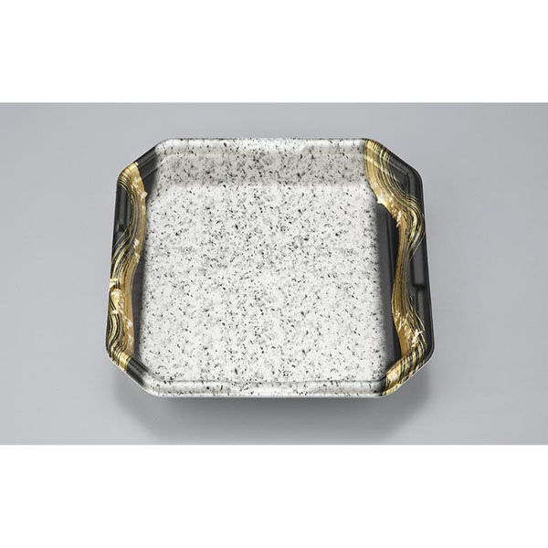 シーピー化成 発泡トレー L-カク2 筆みかげ 0515102003980 1ケース(600個(50個×12)（直送品）