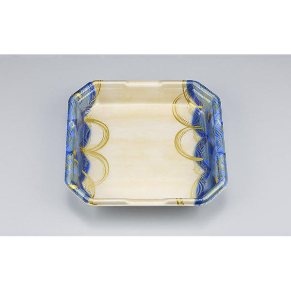 シーピー化成 発泡トレー L-カク2 波瓦青 051510200A600 1ケース(600個(50個×12)（直送品）