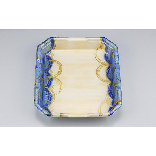 シーピー化成 発泡トレー L-カク2.5 波瓦青 051510205A600 1ケース(400個(50個×8)（直送品）