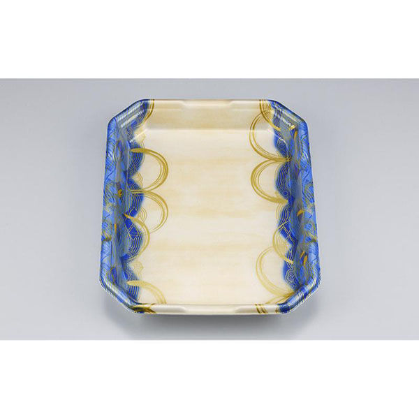 シーピー化成 発泡トレー L-カク2.8 波瓦青 051510208A600 1ケース(400個(50個×8)（直送品）