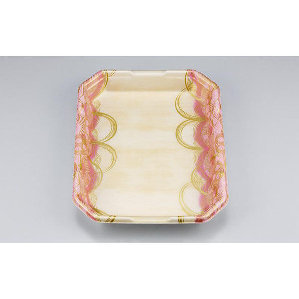 シーピー化成 発泡トレー L-カク2.8 波瓦桃 051510208A610 1ケース(400個(50個×8)（直送品）