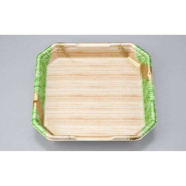 シーピー化成 発泡トレー L-カク3 浜唄緑 0515103002340 1ケース(300個(50個×6)（直送品）