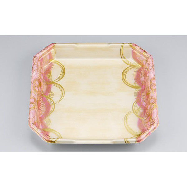 シーピー化成 発泡トレー L-カク3 波瓦桃 051510300A610 1ケース(300個(50個×6)（直送品）