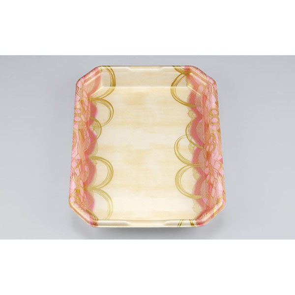 シーピー化成 発泡トレー L-カク3.5 波瓦桃 051510305A610 1ケース(300個(50個×6)（直送品）