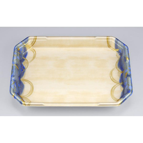 シーピー化成 発泡トレー L-カク4 波瓦青 051510400A600 1ケース(300個(50個×6)（直送品）