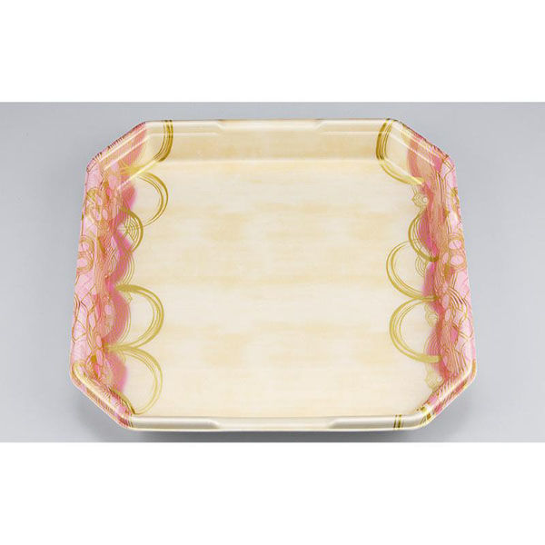 シーピー化成 発泡トレー L-カク5 波瓦桃 051510500A610 1ケース(300個(50個×6)（直送品）