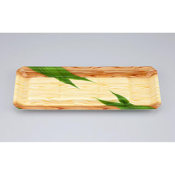 シーピー化成 発泡トレー 新匠-ウナギ33-12 笹木目 0536033121470 1ケース(1000個(50個×20)（直送品）