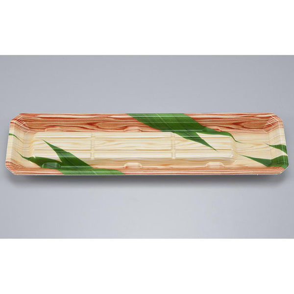 シーピー化成 発泡トレー 新匠-ウナギ37-10 笹木目 0536037101470 1ケース(1000個(50個×20)（直送品）