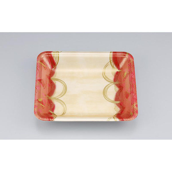 シーピー化成 発泡トレー 新LL17-30 波瓦赤 055121730A590 1ケース(1200個(100個×12)（直送品）