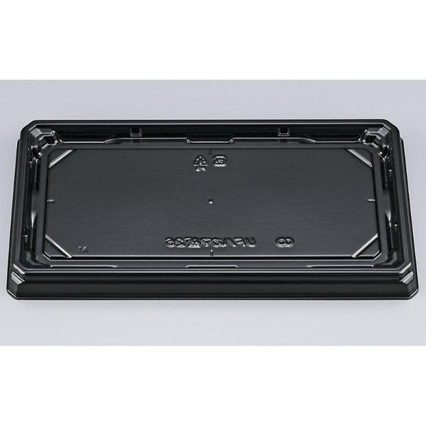 シーピー化成 寿司容器 UFハカマ板26 黒 本体 0597126000525 1ケース(600個(50個×12)（直送品）