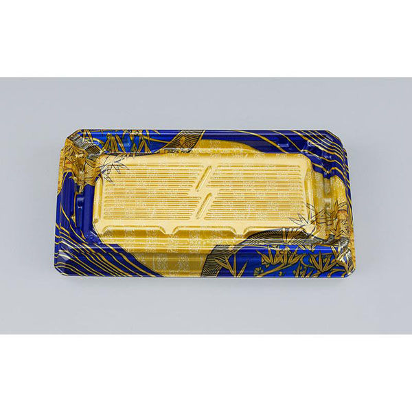 シーピー化成 寿司容器 UFハカマ板段2 上弦紺 本体 0597202009835 1ケース(800個(50個×16)（直送品）