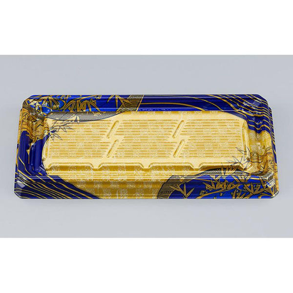 シーピー化成 寿司容器 UFハカマ板段3 上弦紺 本体 0597203009835 1ケース(800個(50個×16)（直送品）