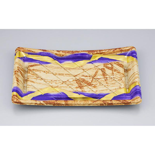 シーピー化成 寿司容器 BS海峡皿25 唐津 本体(N) 0692025002625 1ケース(800個(50個×16)（直送品）