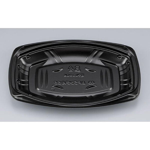 シーピー化成 仕出し弁当容器 BFランチ内55 黒 本体(N) 0741255000525 1ケース(800個(50個×16)（直送品）