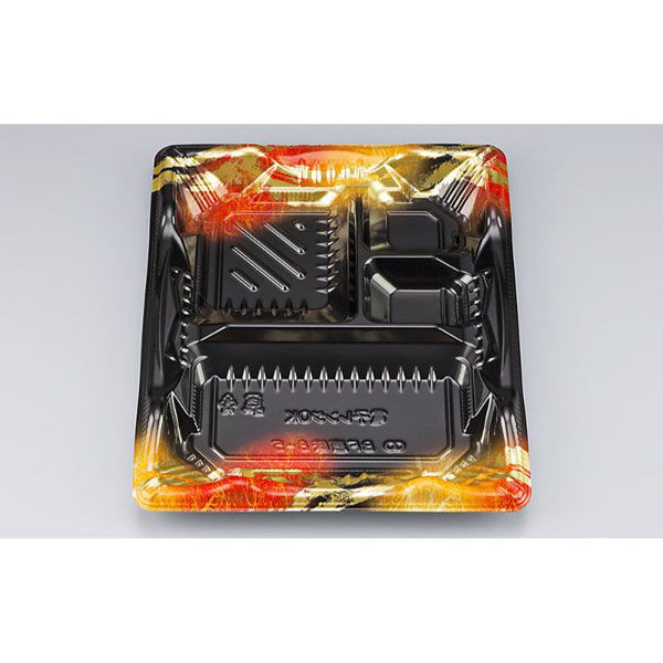 シーピー化成 弁当容器 BF恵味8-5 天舞赤 本体(N) 0745808056105 1ケース(600個(50個×12)（直送品）