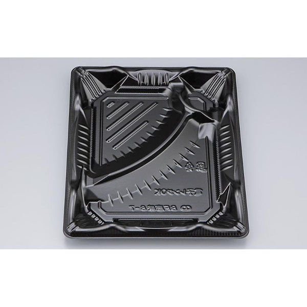 シーピー化成 弁当容器 BF恵味8-7 黒 本体(N) 0745808070525 1ケース(600個(50個×12)（直送品）