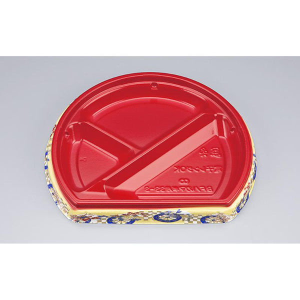 シーピー化成 寿司容器 BFハカマ半月33-3 花車 本体N 0746933034945 1ケース(600個(50個×12)（直送品）