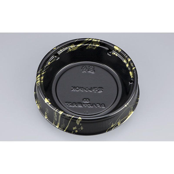 シーピー化成 どんぶり容器 BFハカマ集丸27 万葉金 本体(N) 0748427001025 1ケース(600個(50個×12)（直送品）