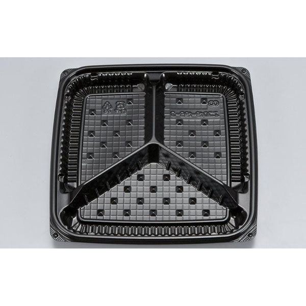 シーピー化成 惣菜容器 BFエコD19-19B-3 黒 本体 0751191940525 1ケース(900個(50個×18)（直送品）