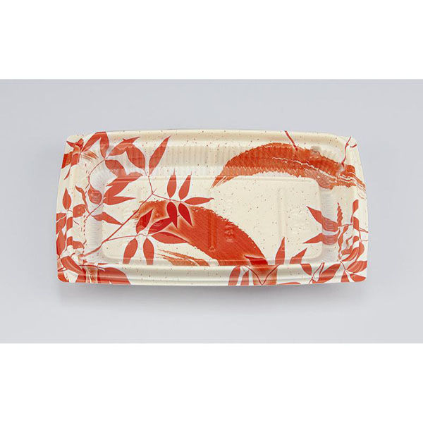 シーピー化成 惣菜容器 BFエコD37 月竹朱(N) 075237000A375 1ケース(600個(50個×12)（直送品）