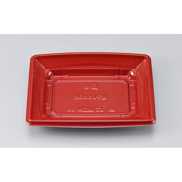 シーピー化成 どんぶり容器 エコ際立丼33 朱 本体 0756133005055 1ケース(1200個(50個×24)（直送品）