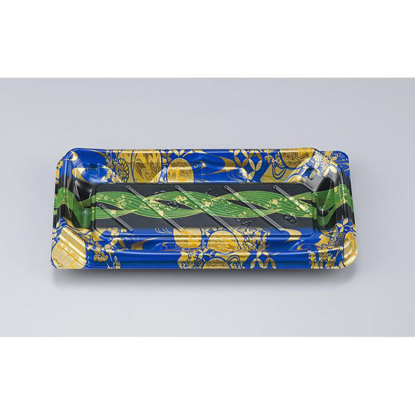 シーピー化成 寿司容器 NUN鞆14 結笹青 本体 0780214008415 1ケース(900個(50個×18)（直送品）