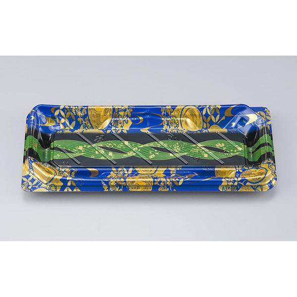 シーピー化成 寿司容器 NUN鞆15 結笹青 本体 0780215008415 1ケース(800個(50個×16)（直送品）