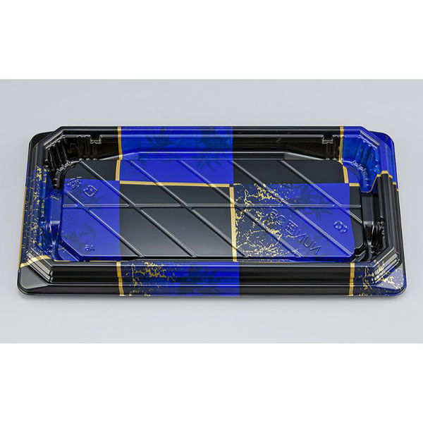 シーピー化成 寿司容器 NUN囲26 彩角青 本体 078062600A275 1ケース(600個(50個×12)（直送品）