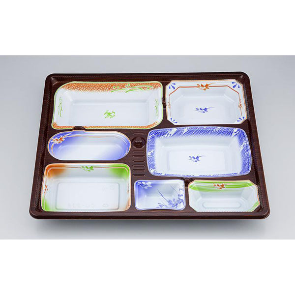 シーピー化成 仕出し弁当容器 CU-238 うつろい 本体(N) 0828238003955 1ケース(160個(20個×8)（直送品）