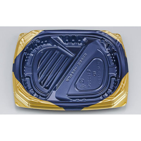 シーピー化成 弁当容器 CBFNビルト8S-1 ソアBG 本体 0A1010851A515 1ケース(600個(50個×12)（直送品）