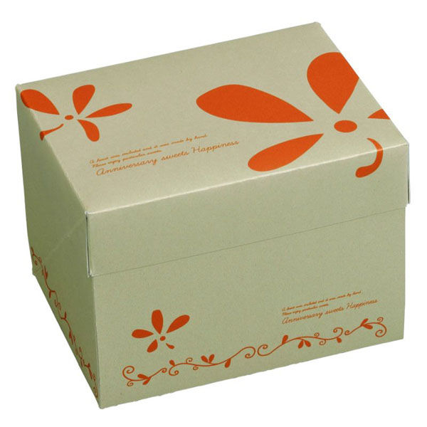 ヤマニパッケージ ケーキ箱 フードサービスシトロン＃5 20-2021 1ケース(300個(50個×6)（直送品）