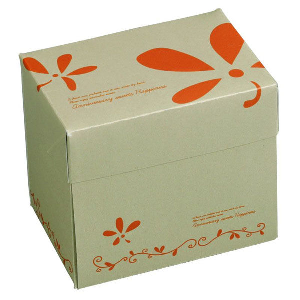 ヤマニパッケージ ケーキ箱 フードサービスシトロン＃4 20-2020 1ケース(400個(50個×8)（直送品）