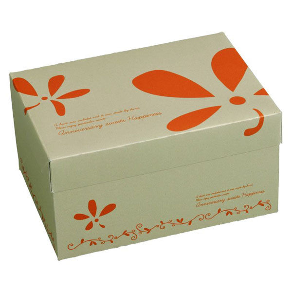 ヤマニパッケージ ケーキ箱 フードサービスシトロン＃7 20-2023 1ケース(200個(50個×4)（直送品）