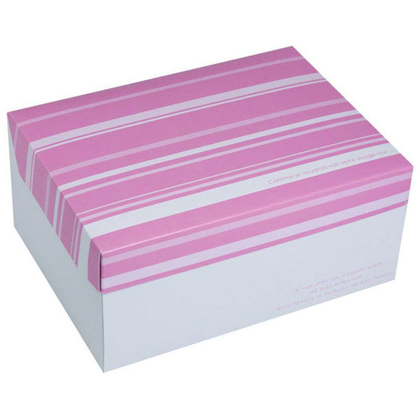 ヤマニパッケージ ケーキ箱 フードサービス ピンク ＃6 20-532PI 1ケース(300個(50個×6)（直送品）