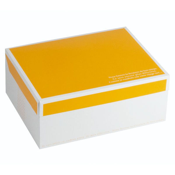 ヤマニパッケージ ケーキ箱 フードサービス オランジェ ＃9 20-535OR 1ケース(100個(50個×2)（直送品）