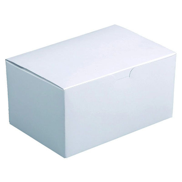 ヤマニパッケージ ケーキ箱 白のワンタッチサービス箱＃8 20-9 1ケース(300個(50個×6)（直送品）