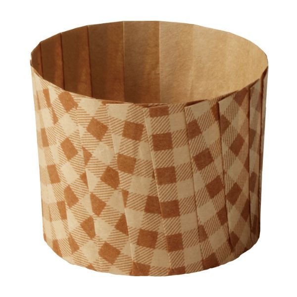 天満紙器 ケーキトレー M110 ITカップ(シンプルチェック) 2600013 1ケース(2000個(80個×25)（直送品）