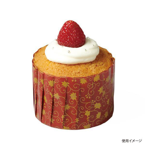 天満紙器 ケーキトレー M205 OTカップ(リーフ) 2610003 1ケース(2000個(80個×25)（直送品）