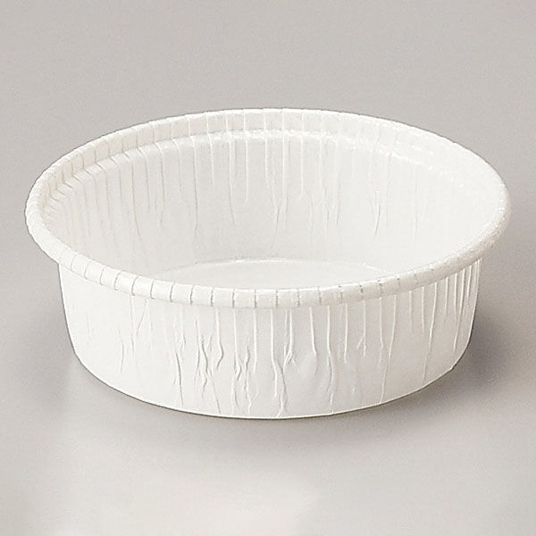 天満紙器 ケーキトレー CR-21 カールカップ(白無地) 2690021 1ケース(2000個(100個×20)（直送品）