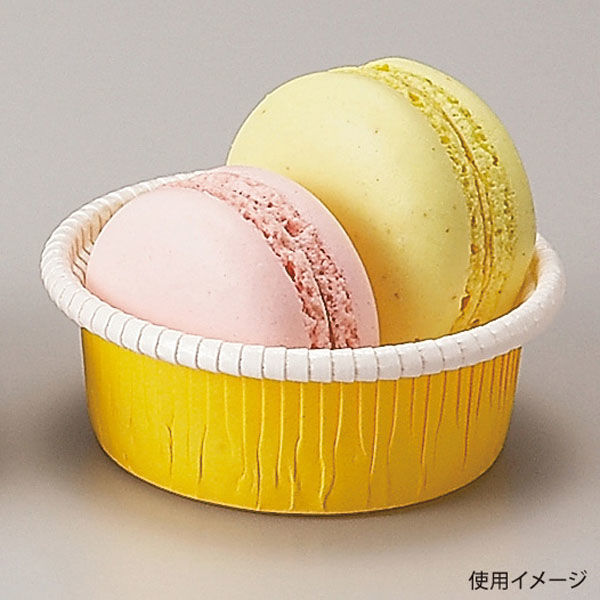 天満紙器 ケーキトレー CR-13 カールカップ(黄) 2690042 1ケース(2000個(100個×20)（直送品）