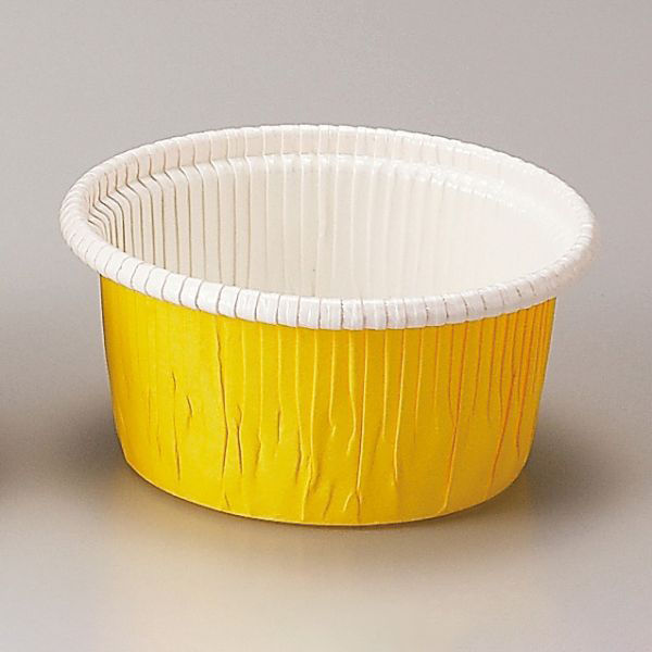 天満紙器 ケーキトレー CR-33 カールカップ(黄) 2690052 1ケース(2000個(100個×20)（直送品）