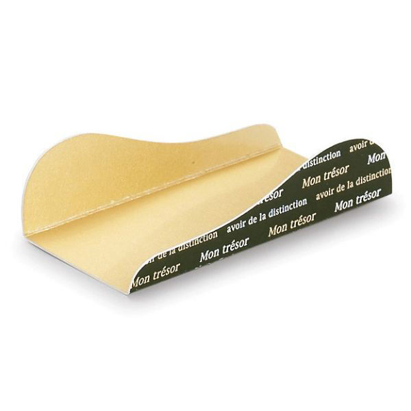 天満紙器 ケーキトレー CP-231 ケーキプレート 長方形小(センテンスブラック) 2780561 1ケース(2000個(100個×20)（直送品）