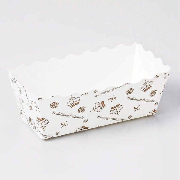 天満紙器 ケーキトレー BT63 ミニパウンドトレー(トラディショナル) 3800301 1ケース(2000個(50個×40)（直送品）