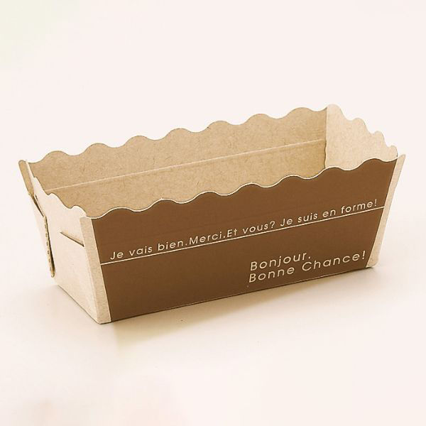 天満紙器 ケーキトレー BT32N クラフトミニパウンドトレー(ブラン) 3800324 1ケース(2000個(50個×40)（直送品）