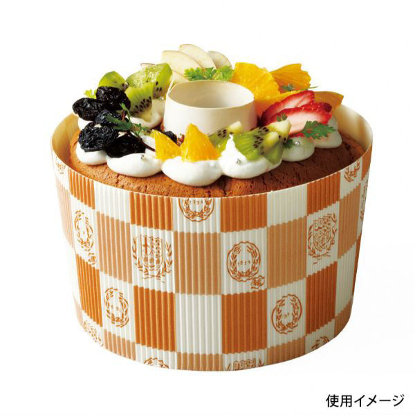 天満紙器 ケーキトレー SC841 シフォンカップ(エンブレム白) 3830005 1ケース(200個(25個×8)（直送品）